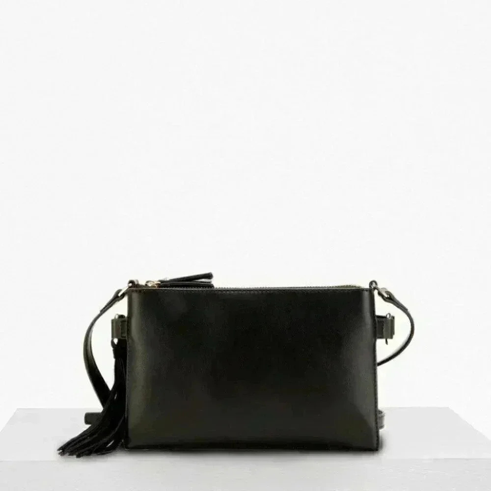 French connection vegan leather Reese trio clutch